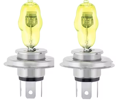 Set 2 becuri LED auto H3 de 12V 100W 6000K HOD galbene XENON